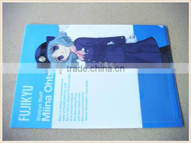 2014 Hight Quality PP Plastic Clip Folder