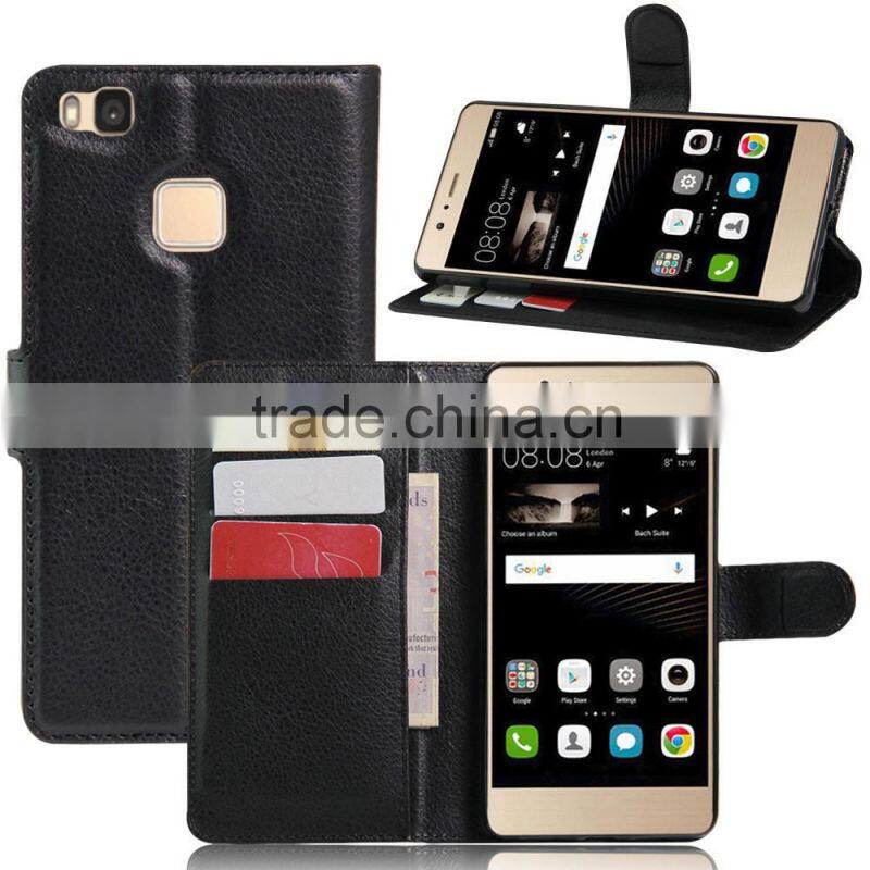 2016 Multifunctional custom cell phone leather stand case for huawei P9