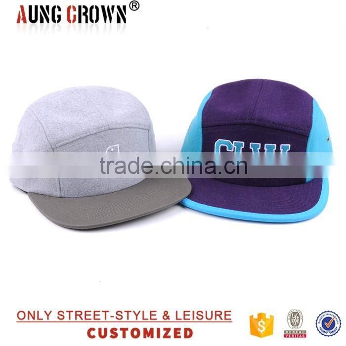 Free size 5 panel cap factory