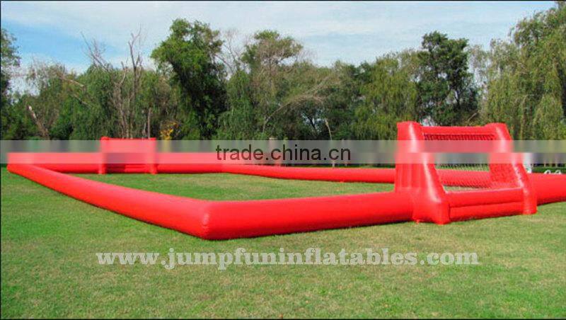 Giant Football Field for adults,30 by 18 meter Inflatable Football Court/Huge Soccer Pitch outdoor fun park