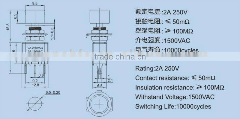 push button toggle switches