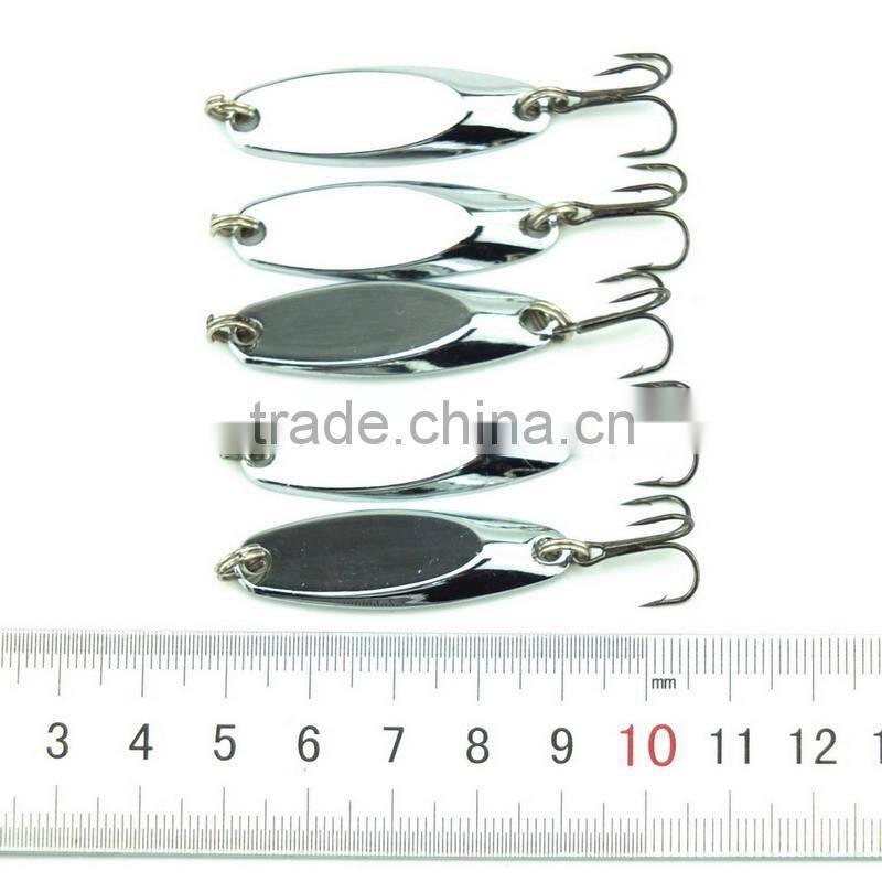 15pcs Metal Spoon Fishing Lures Bass CrankBait Crank Bait Tackle 4.3cm/6.78g