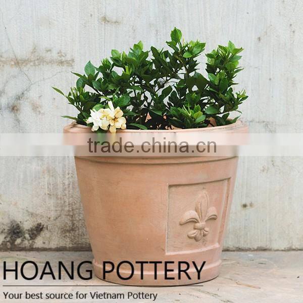 Large Round Terracotta Flower Pot / Planter Wholesale