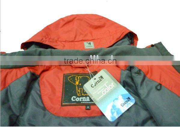 women waterproof breathable red outdoor jacket