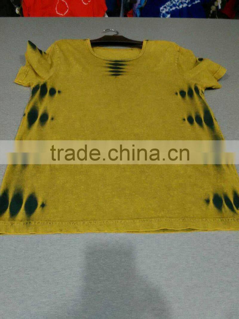 OEM tie-dye t-shirts custom t-shirts ethnic t-shirt
