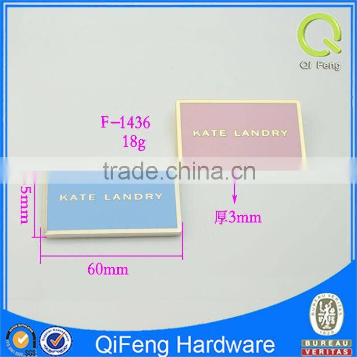 beautiful silk-screen metal tag F-1435-1436