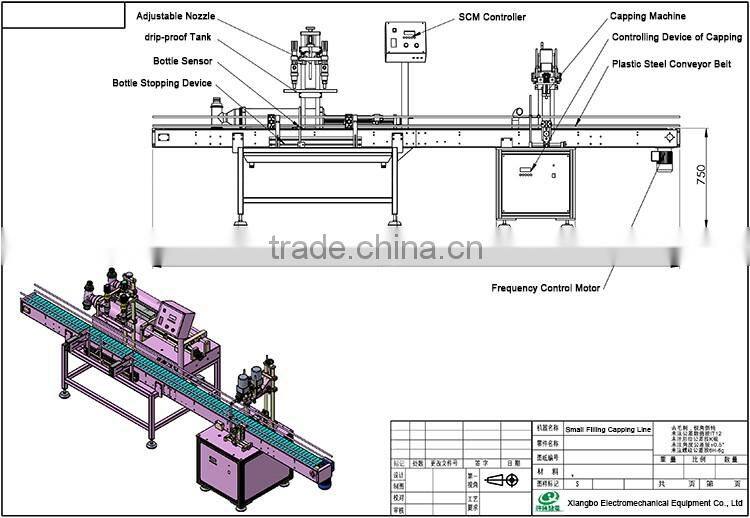 2016 machinery factory low price honey filling line