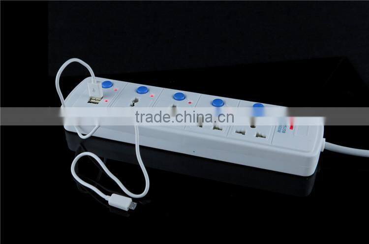 hot selling 4 usb power socket, switch socket, internal socket outlet