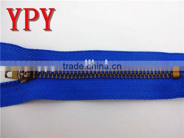 3# metal finished zipper for wholesale,close-end YG slider