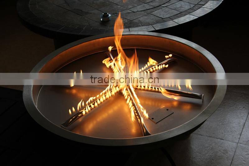 Outdoor Rectangle Gas Fire PIt Burner for fire pit table