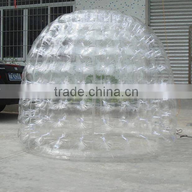 Hola small transparent inflatable dome tent/inflatable tent/inflatable air dome tent for sale