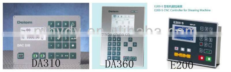 Hydraulic guillotine iron steel stainless plates sheet shearing and cutting machine