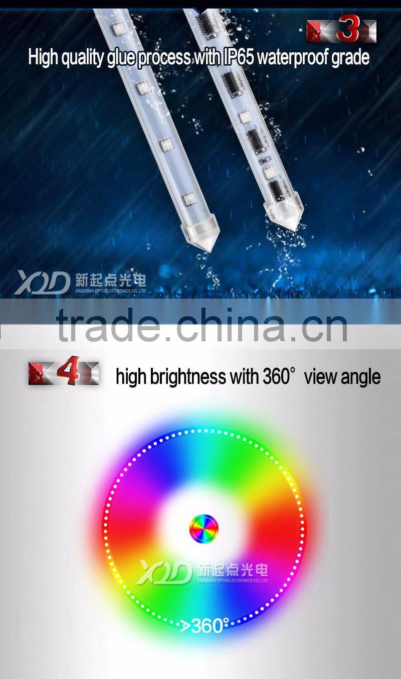 waterpro light funfair led lighting decoration christmas tree light led meteor tube