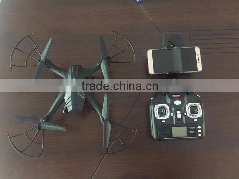 Rc Quadcopter Toys 2.4G 4 Channel Real-timeRemote Control Helicopter With HD Wifi Camera With One-key land /one-Key take off