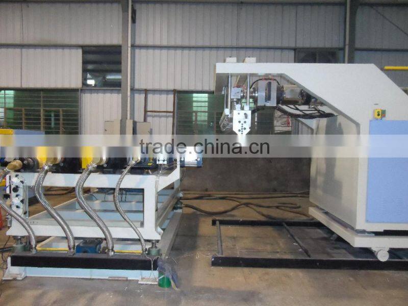 PE blowing film machine for bottom of baby diaper with cooling machine