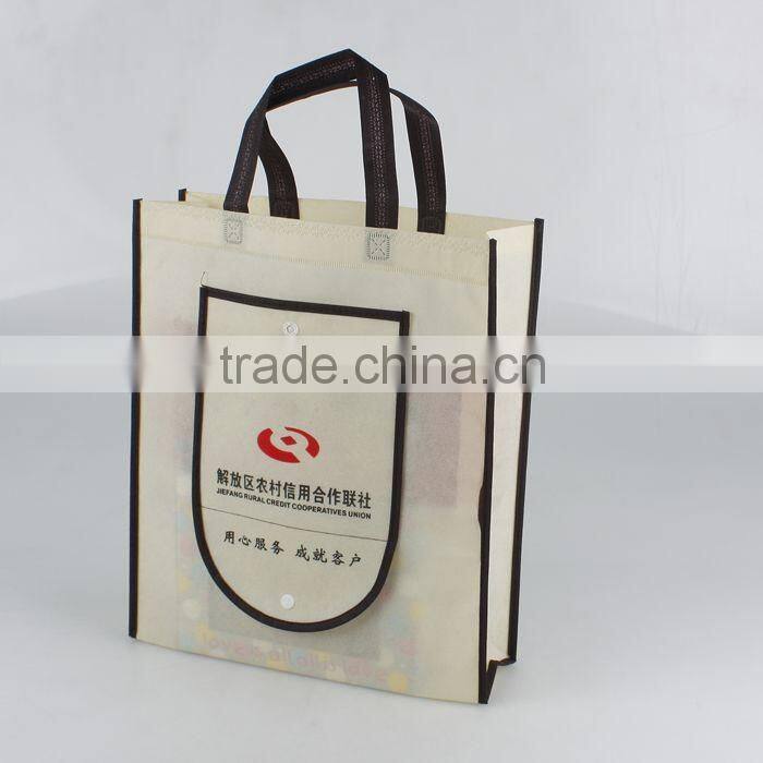 BSCI audit factory easy fold bag/folding shopper bag/foldable shopping bag