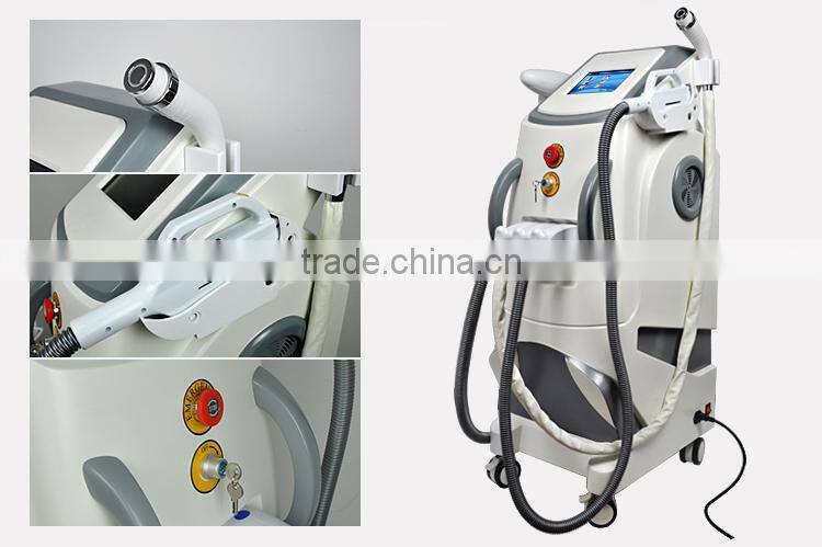 IPL + Elight + RF + ND YAG Laser Beauty Salon Equipment 3 in 1 Multi-Function Lasers