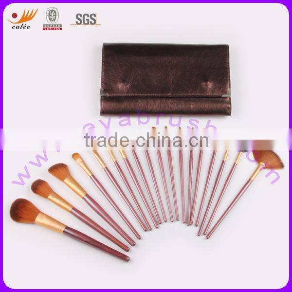 Popular 18pcs Makeup Brush Set with Wooden Handle