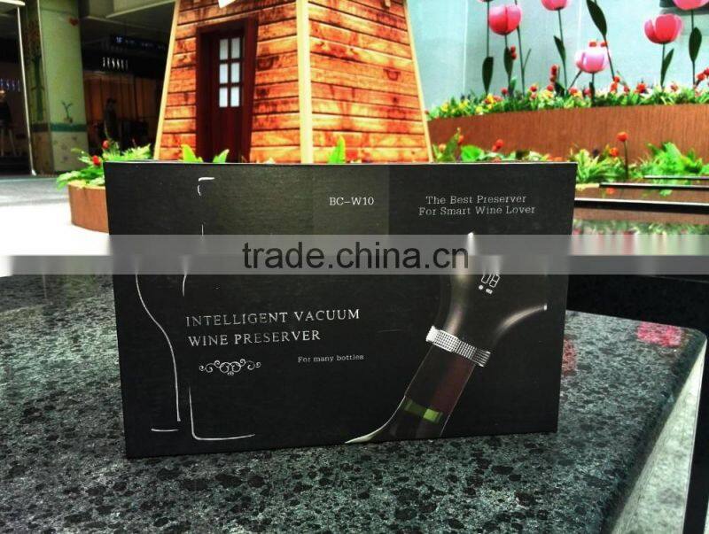 Automatic Dispenser Smart Intelligent Wine Vacuum Pump Wine Preserver With LED Temperature Showing Bar Tools Champagne Stopper