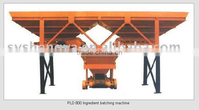 PLD800 concrete two hoppers batchine machine