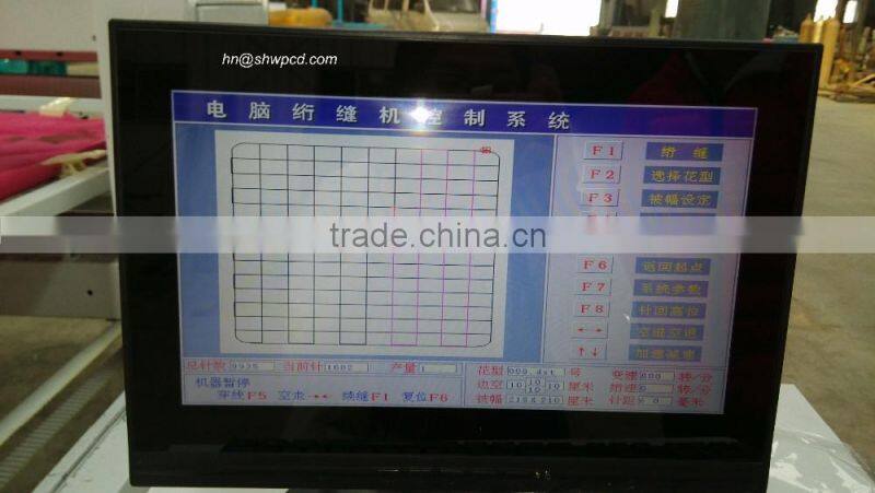 Automatic computer quilt sewing machine single needle quilting machine with low price