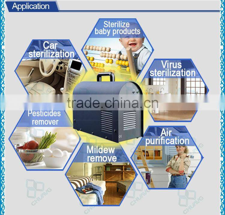 High quality and high efficiency 3g ceramic portable ozone generator