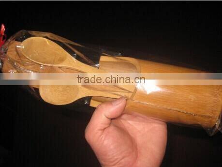 Bamboo carving a spoon