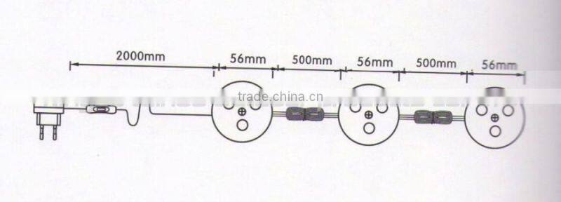LED suspended ceiling lighting 3pcs *1w