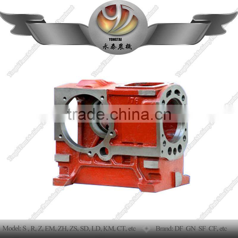 R176 cylinder block for tractors, walking tractor R176 cylinder block