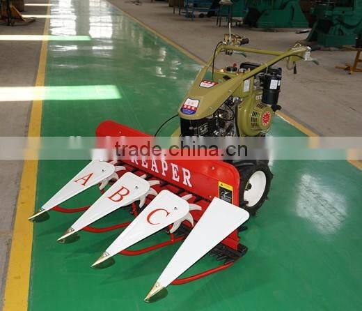 factory supply best selling mini rice reaper / rice harvester