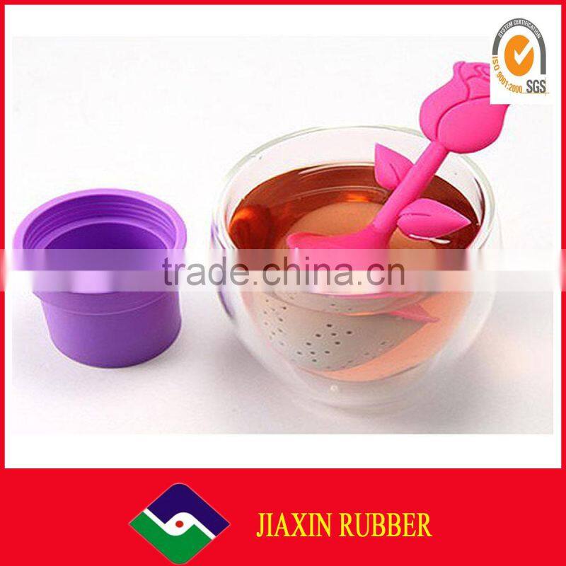 FDA Food Grade Material Fruit Shape Silicone Tea Infuser
