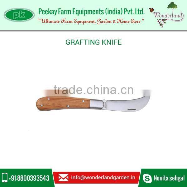 Professional Grade Premium Quality Grafting Knife with Wooden Handle