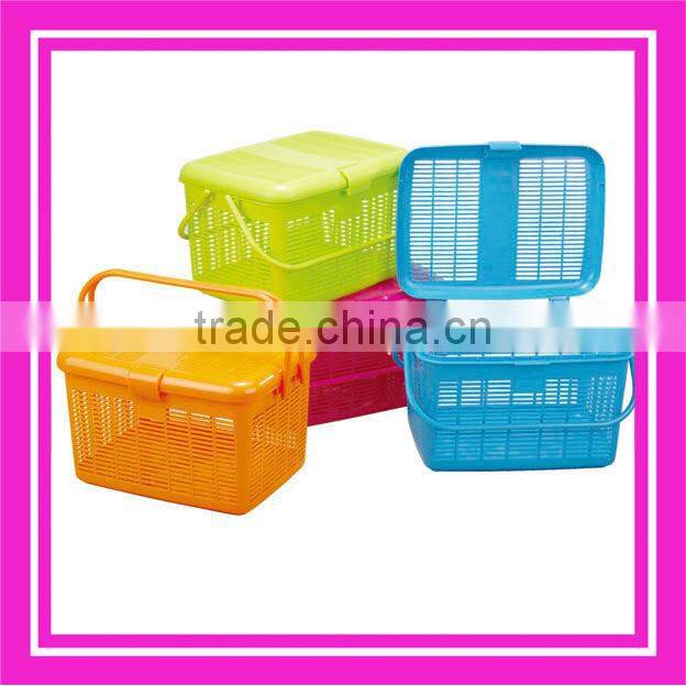 plastic handy basket and shopping basket and folding basket