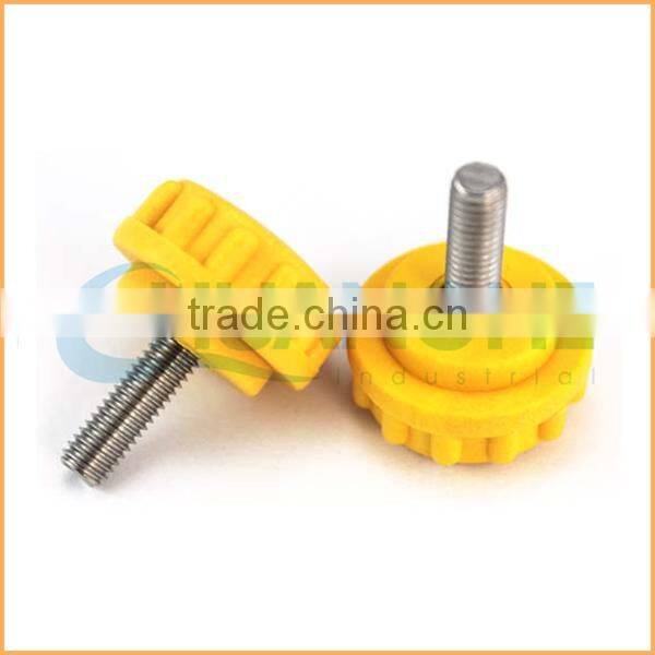 Custom high quality screws with plastic knobs