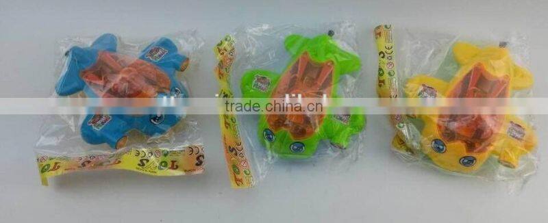 new pull string/line plane with light, milk promotion toys, cy promotion