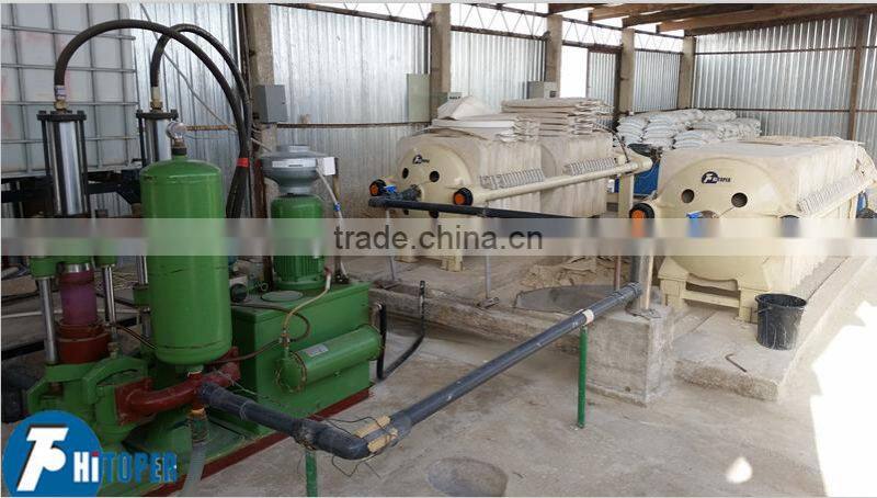 mobile filter press for Stone waste water treatment in Indonesia