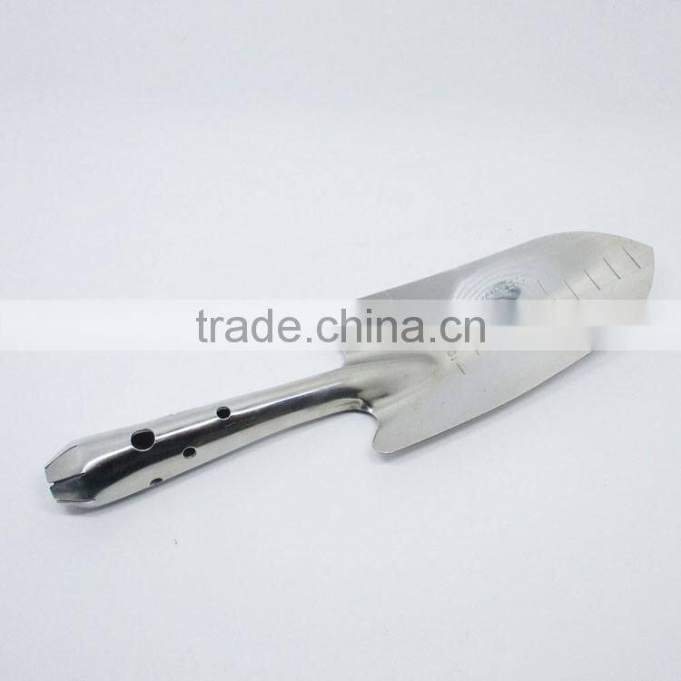 Mirror finishing stainless steel shovel hot selling garden tool shovel steel shovel
