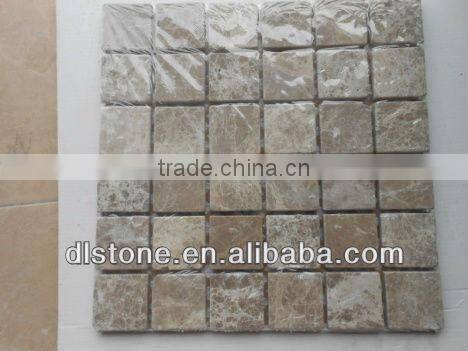 Antique Light Emperador Brown Marble Mosaic Tile 305x305 price