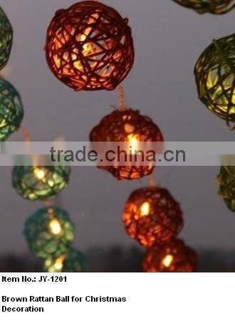 Colorful Balls for wicker christmas decorations wholesale
