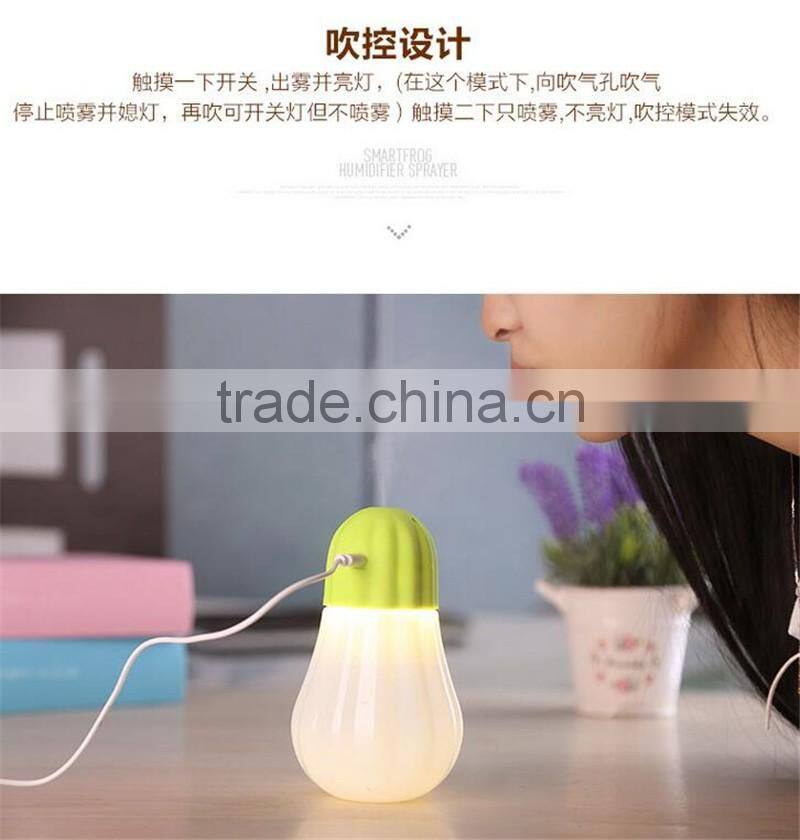 CT-743 USB mini humidifier Blowing touch humidifier control Pumpkin humidifier Small household spray humidifier nightlights