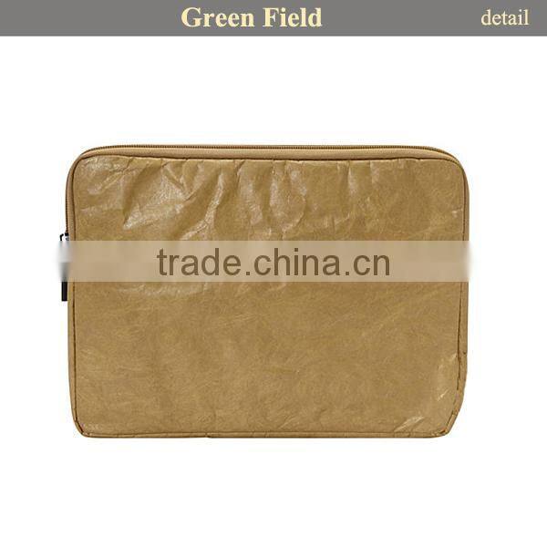 Washable paper laptop bag,brown washable paper laptop bag