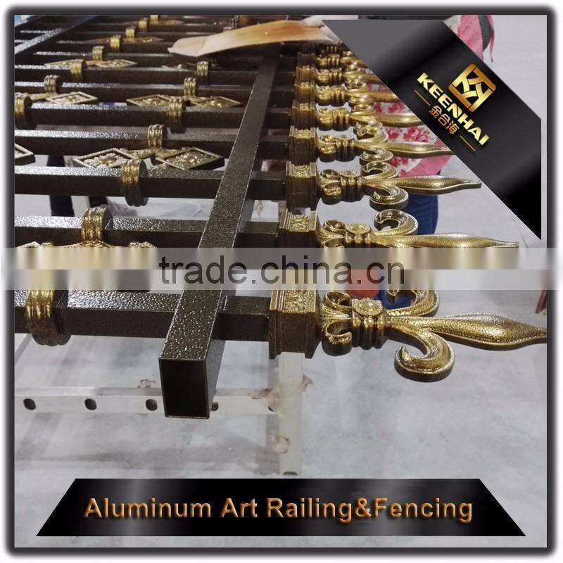 Color Powder Coated Cast Aluminum Villa Outdoor Garden Fencing