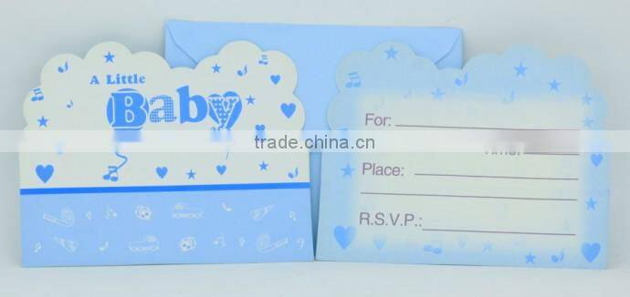 Supply fashion cute Party Invitation card