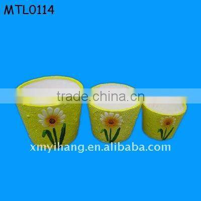 small indoor ceramic pottery pot