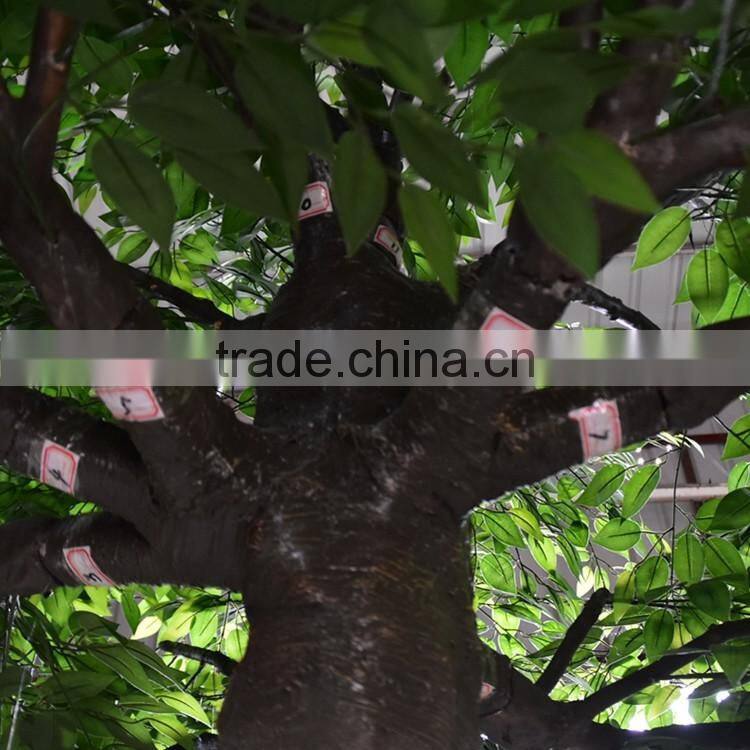 Customized New Design Artificial Ficus Tree Large Outdoor Decorative Banyan Tree