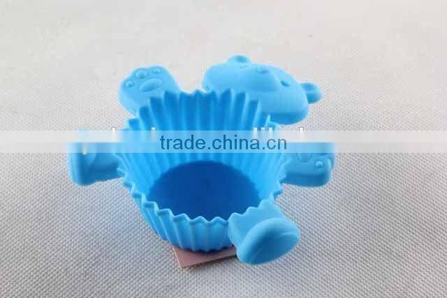 Bear design silicone bakeware/ mini cake mold