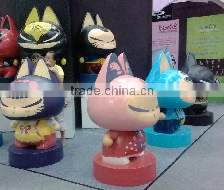 Fiberglass cat cartoons