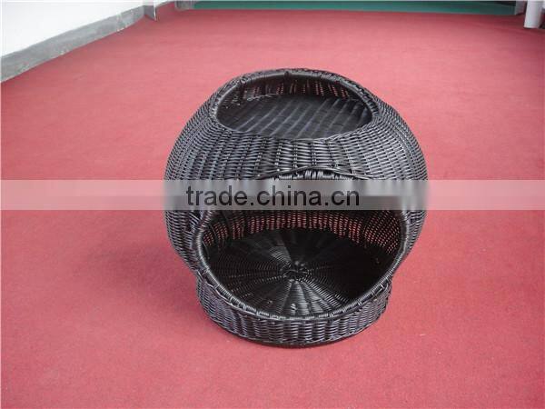 Small and nice rattan pet furniture cat rattan bed