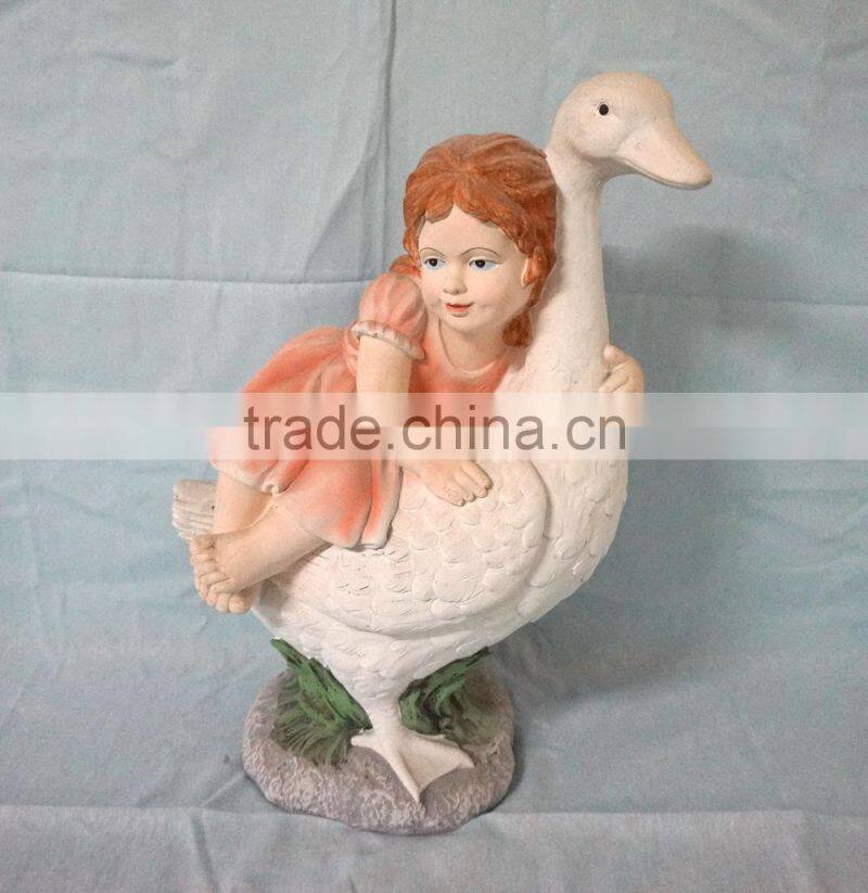 Fiberglass garden colorful statue garden decor