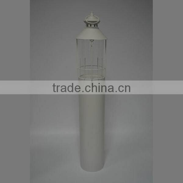 Garden decoration metal tall candle lantern